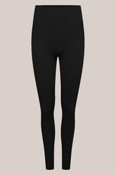 Studio Ribbed leggings - Black-Araa Active