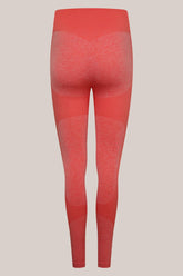Geo Seamless Leggings - Coral-Araa Active