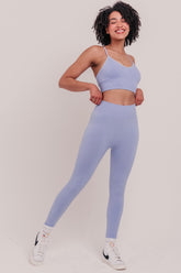Sena Seamless Leggings - Blue-Araa Active