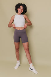 Soleil Shorts - Violet Grey-Araa Active