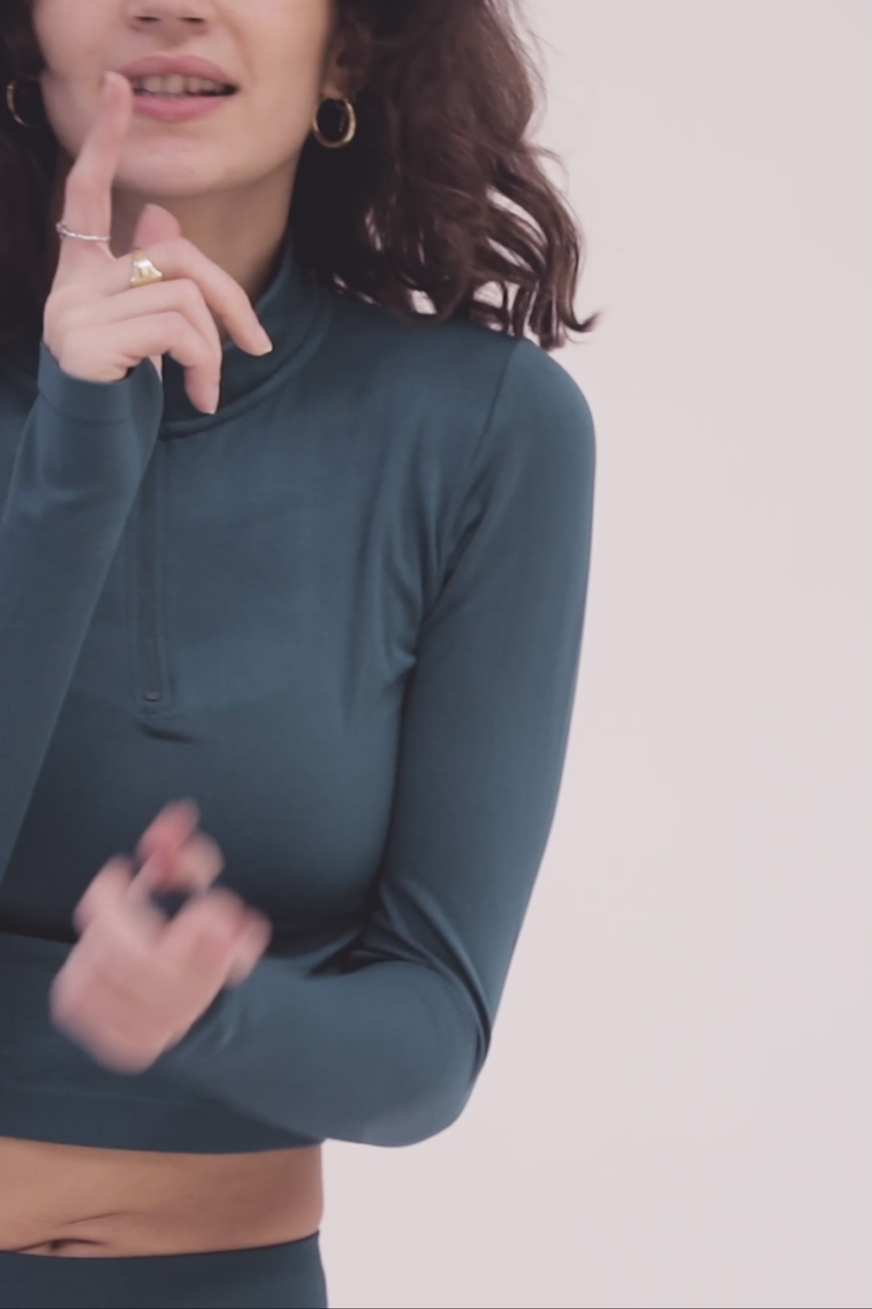 River Long Sleeve Top - Rainforest