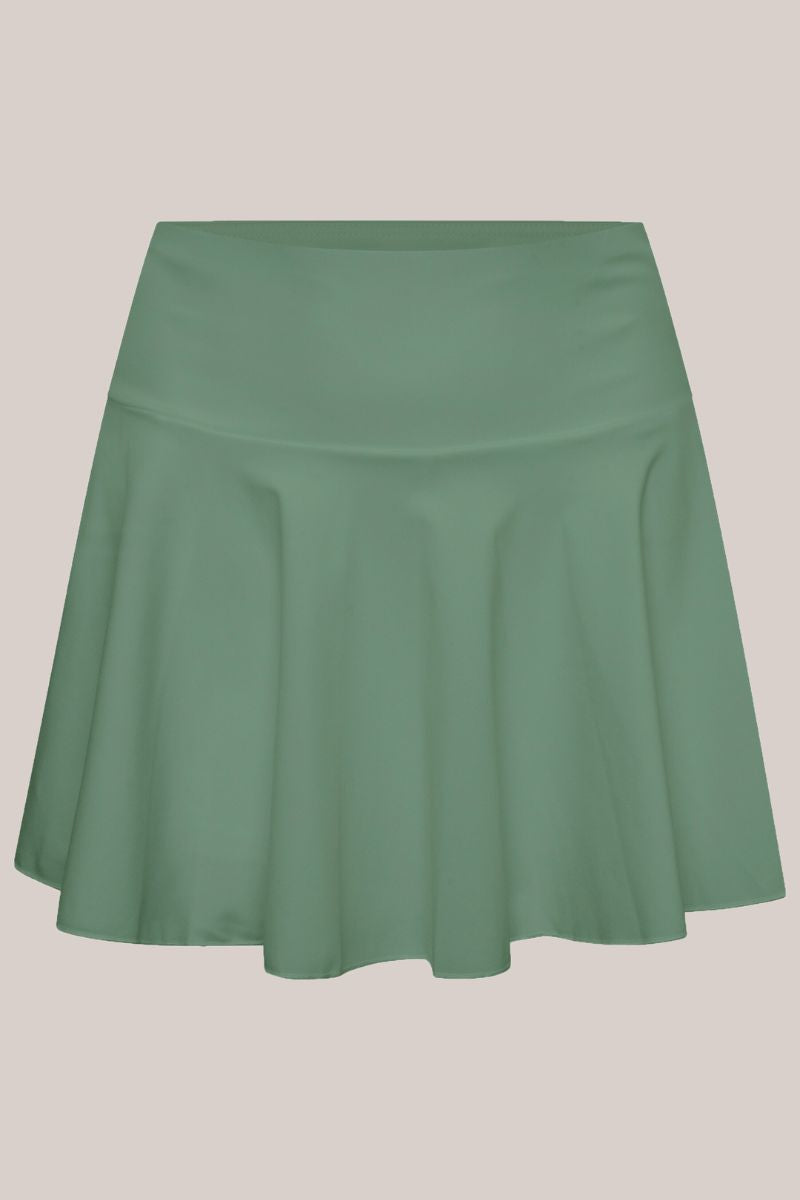 Cara 2 In 1 Tennis Skort - Sage Green-Araa Active