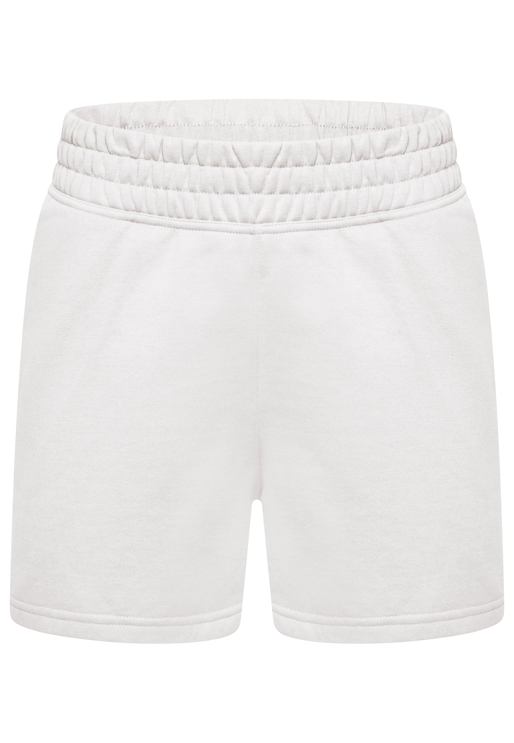 Ava Jogger Shorts - White-Araa Active