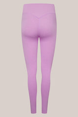 Studio Ribbed Leggings - Purple-Araa Active