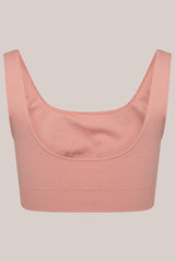 Studio Ribbed Sports Bra - Pink-Araa Active