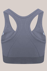 Maya Racerback Sports Bra - Grey-Araa Active