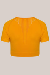 Speedy Short Sleeve Top - Yellow-Araa Active