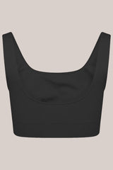 Studio Ribbed Sports Bra - Black-Araa Active