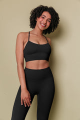 Soul Racerback Sports Bra - Black-Araa Active