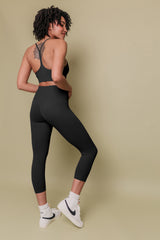 Soul Racerback Sports Bra - Black-Araa Active