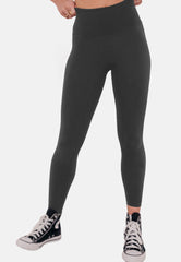 Tuscan High-Rise Leggings - Graphite Grey-Araa Active