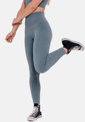 Tuscan High-Rise Leggings - Blue Charcoal-Araa Active