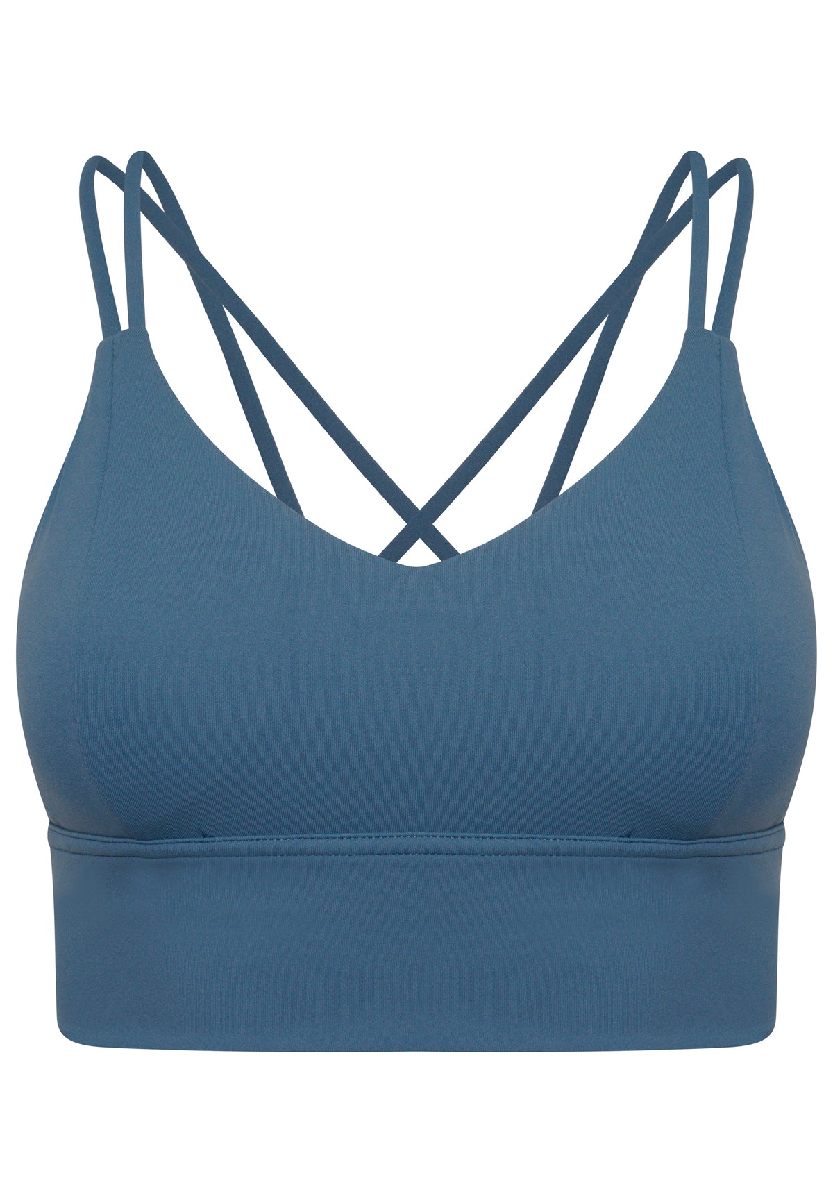 Oasis Strappy Sports Bra - Teal-Araa Active