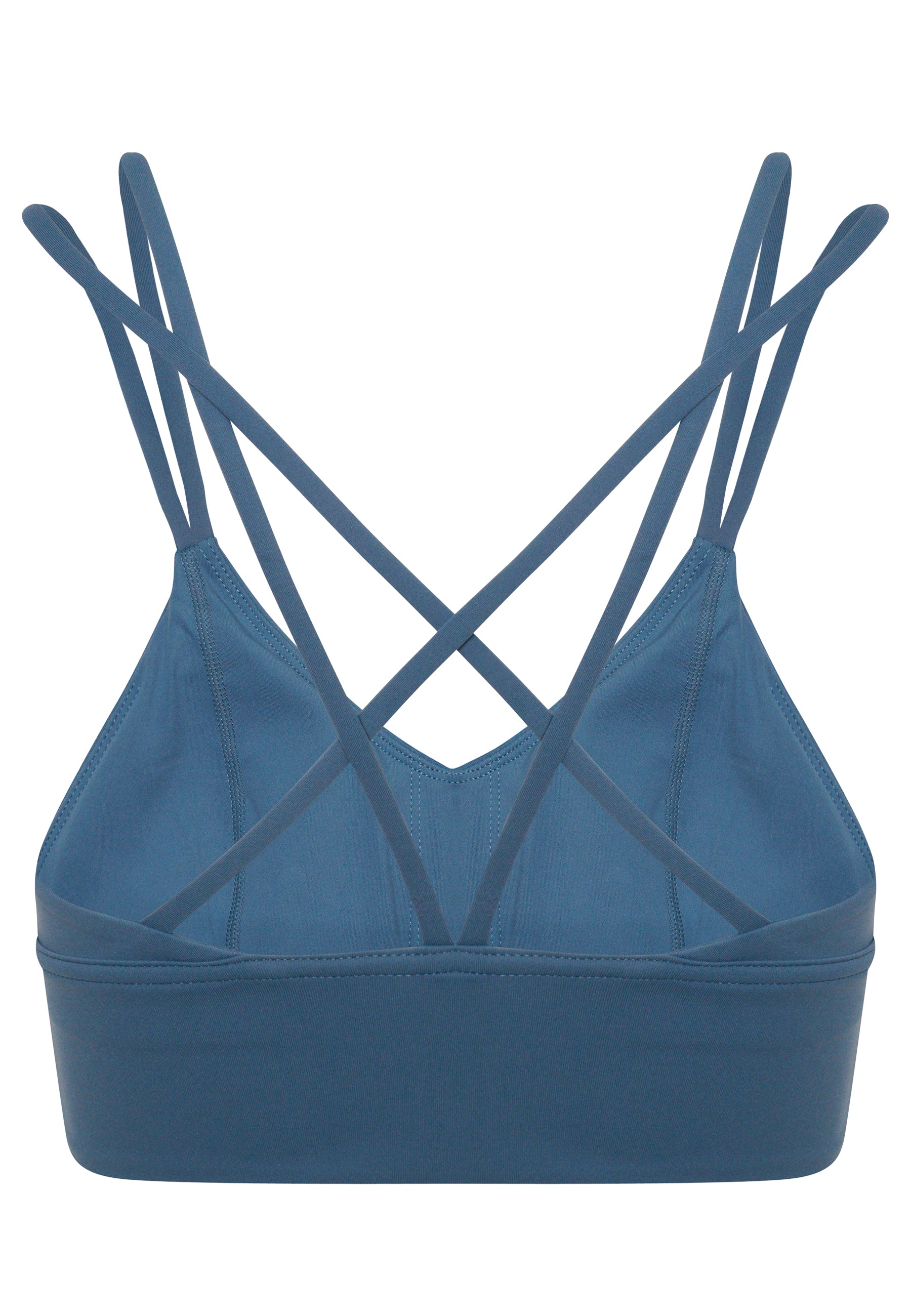 Oasis Strappy Sports Bra - Teal-Araa Active