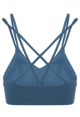 Oasis Strappy Sports Bra - Teal-Araa Active