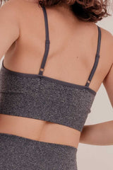 Sena Seamless Sports Bra - Charcoal-Araa Active