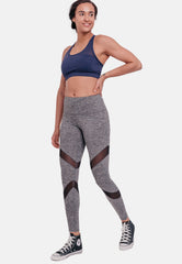 Star Leggings - Grey cropped-Araa Active