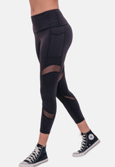 STAR Capri Leggings - Black-Araa Active