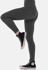 Tuscan High-Rise Leggings - Graphite Grey-Araa Active