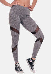 Star Leggings - Grey cropped-Araa Active