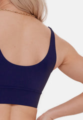 Tuscan Sports Bra - Midnight Blue-Araa Active