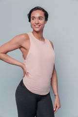 Corinna Yoga Top - Light Pink-Araa Active