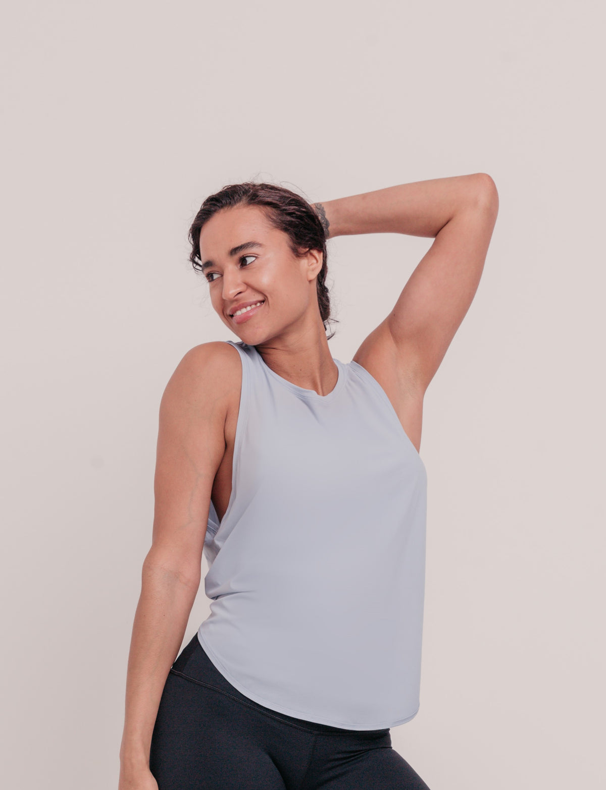 Corinna Yoga Top - Light Blue-Araa Active