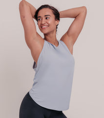 Corinna Yoga Top - Light Blue-Araa Active