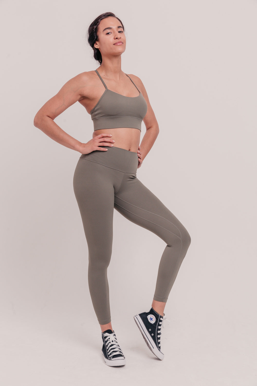 Fit Leggings - Green-Araa Active