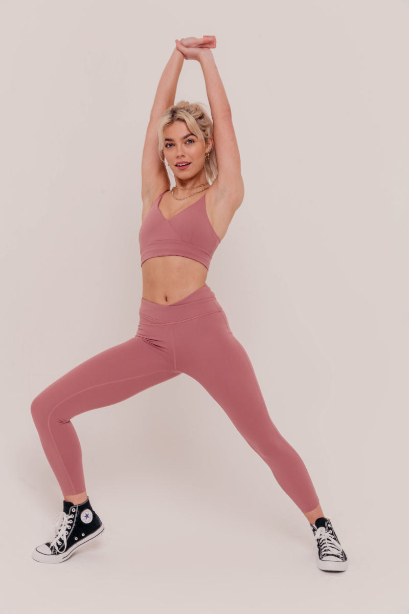 Flex Sports Bra - Pink - Araa Active