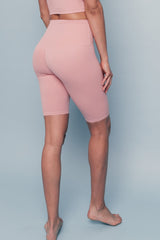 Kama Bicycle Shorts - Light Pink-Araa Active