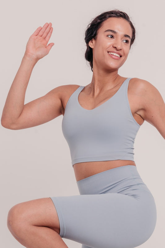 Buy AUROLA Moon Seamless Halter Backless Sport Bra for Women Adjustable  Padded Active Workout Gym Yoga Crop Tank Top Online at desertcartOMAN