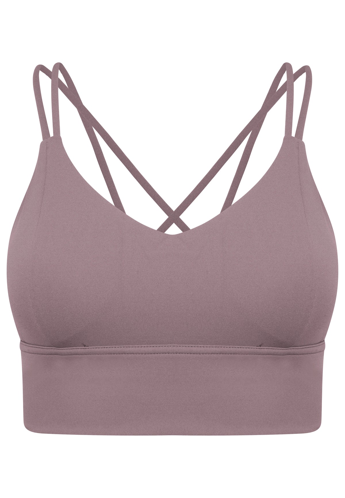 Oasis Strappy Sports Bra - Violet-Araa Active