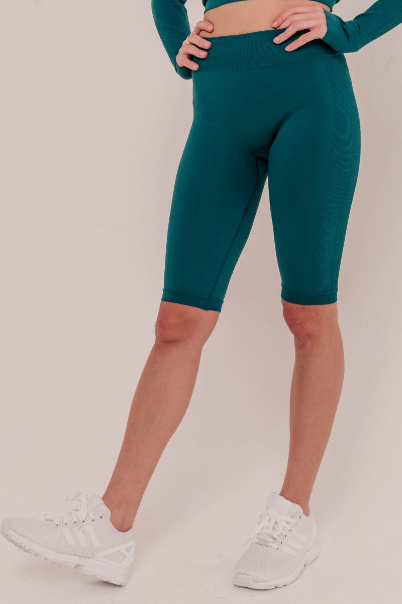 River Bicycle Shorts - Rainforest - Araa Active