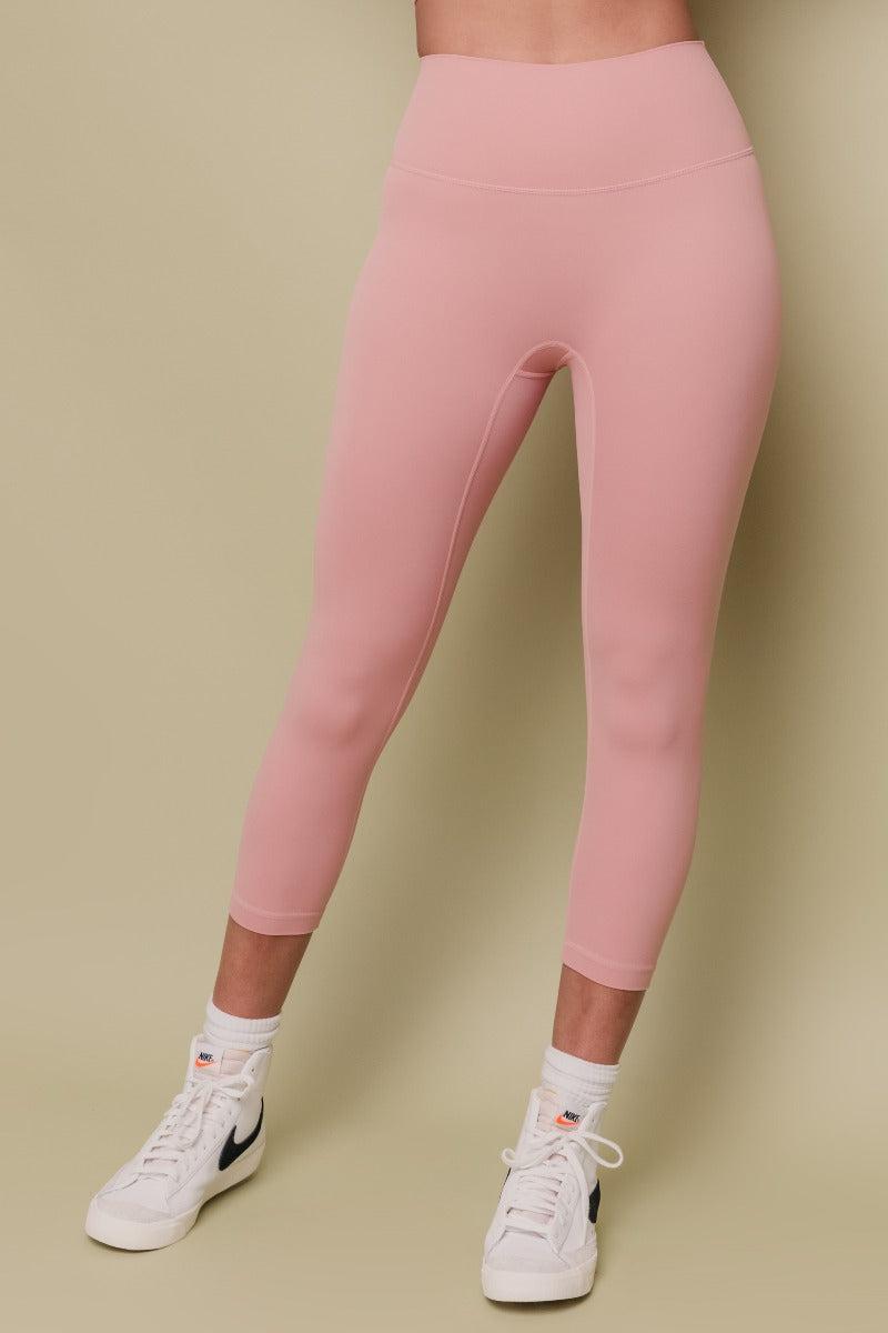 Soul 7/8 High-Rise Leggings - Dusty Pink-Araa Active