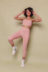 Soul 7/8 High-Rise Leggings - Dusty Pink-Araa Active