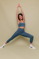 Soul 7/8 High-Rise Leggings - Petrol Blue-Araa Active