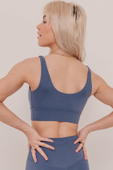 Tuscan Sports Bra - Blue Sage-Araa Active