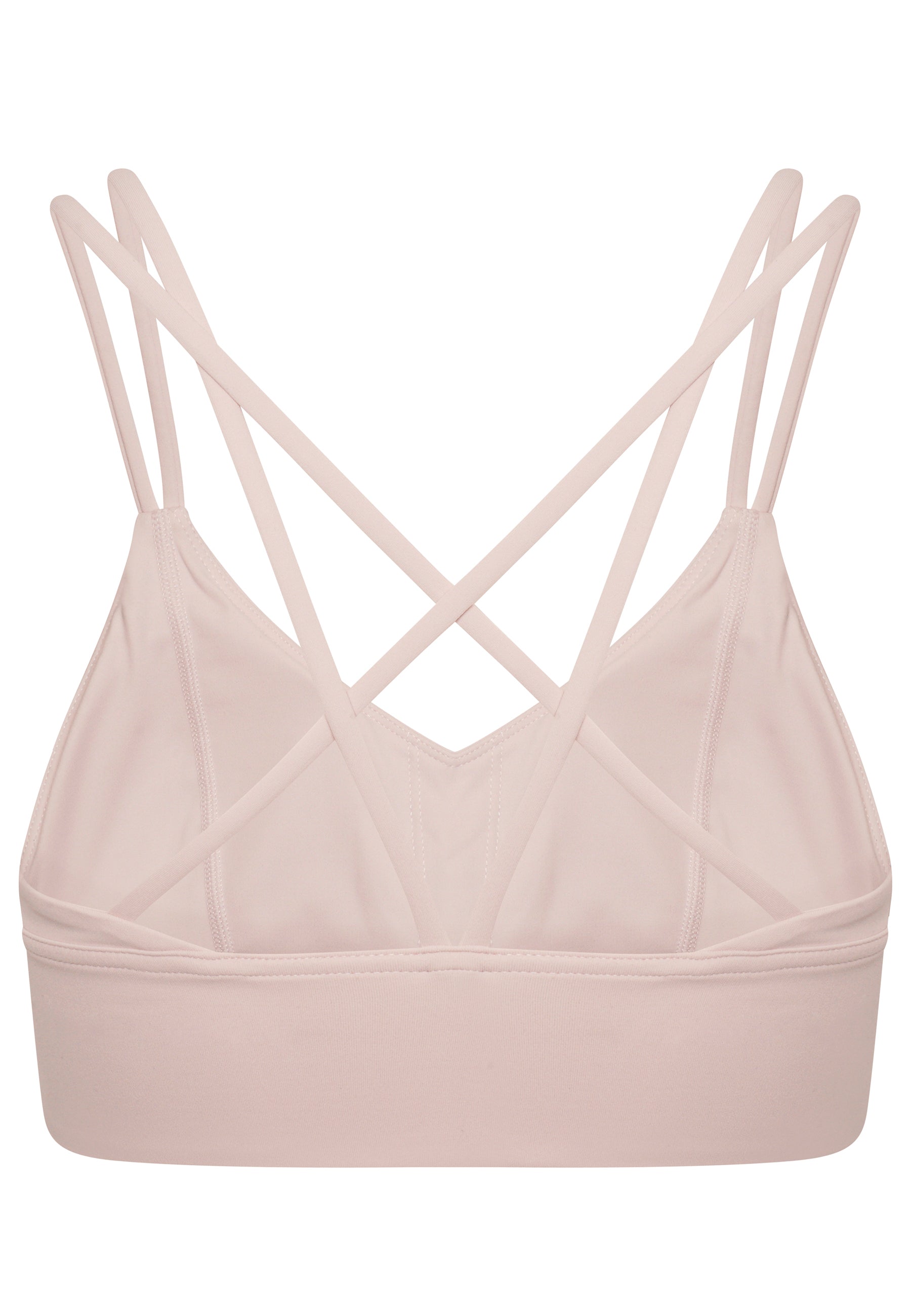 Oasis Strappy Sports Bra - Dusty Pink - Araa Active
