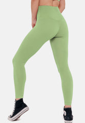 Tuscan High-Rise Leggings - Light Green-Araa Active